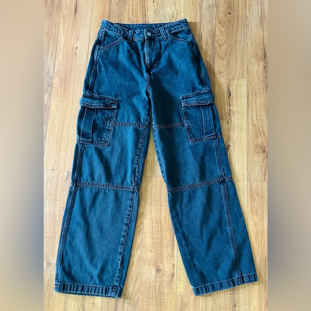 H&M Black Cargo Pants